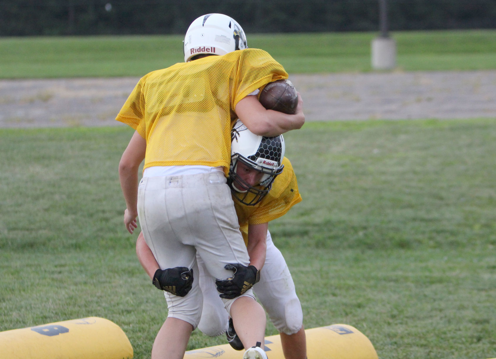 Cadott football practice 8-13-19